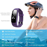 Fitness Tracker Watch with Heart Rate Monitor, Lintelek IP67 Waterproof Activity Tracker, with Multiple Sports/ Steps Counter/ Sleep Monitor/ Connected GPS Wristband for Android and iOS Smartphone