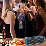 Wireless Bluetooth Speaker, S1 Outdoor Portable Stereo Speaker with HD Audio and Enhanced Bass, Built-In Dual Driver Speakerphone, Bluetooth 4.0, Handsfree Calling, FM Radio and TF Card Slot