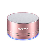 NUBWO Portable Bluetooth Speaker with Mic/Speakerphone,AUX Line,Memory Card Playback Smartphones for Apple/Android Phone