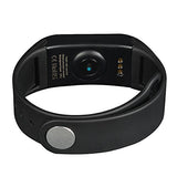 Fitness Tracker Band Smart Bracelet with Oxygen Blood Pressure/Heart Rate/Sleep Monitor Bluetooth Waterproof Sports Activity Tracker with OLED Touch Screen for Android and iOS