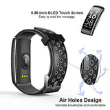 Smart Wristband Non-Bluetooth Pedometer Bracelet Fitness Tracker Smart Watch with Step Calories Counter Distance Time / Date (Simple,No app,No Phone need) for Walking Running