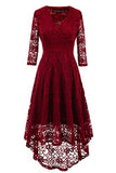 EvoLand Women's Lace Cocktail Evening Party Dress