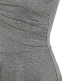 Laksmi Women's Long Sleeve Elegant Vintage A Line Dress