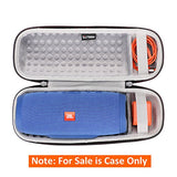 LTGEM Case for JBL Charge 3 Waterproof Portable Wireless Bluetooth Speaker. Fits USB Cable and Charger.