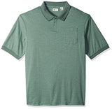 Haggar Men's Big and Tall Short Sleeve Minibox Knit Polo