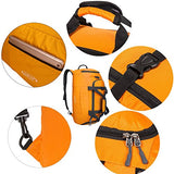 G4Free 3-Way Travel Duffel Backpack Luggage Gym Sports Bag with Shoe Compartment