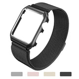 Yometome Apple Watch Band 38mm/42mm Case, Fashion Noble Luxury Magnetic Mesh Stainless Steel Bracelet Accessory Replacement Wristband for Apple iwatch Series 2 & Series 1