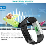 Today 50% Off! Fitness Watch,Fitness Tracker,Letufit Plus Activity Tracker With Heart Rate Monitor,Step Counter,GPS Tracker,Waterproof Smart Wristband for Android and Ios