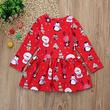 Fabal Baby Girls Cartoon Princess Party Dress Christmas Outfits Clothes
