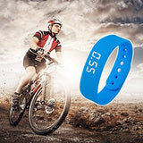 Smart Wristband Non-Bluetooth Pedometer Bracelet Fitness Tracker Smart Watch with Step Calories Counter Distance Time / Date (Simple,No app,No Phone need) for Walking Running