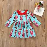 Fabal Baby Girls Cartoon Princess Party Dress Christmas Outfits Clothes