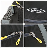 G4Free 3-Way Travel Duffel Backpack Luggage Gym Sports Bag with Shoe Compartment
