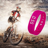 Smart Wristband Non-Bluetooth Pedometer Bracelet Fitness Tracker Smart Watch with Step Calories Counter Distance Time / Date (Simple,No app,No Phone need) for Walking Running