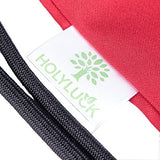 HOLYLUCK Men & Women Sport Gym Sack Drawstring Backpack Bag (White, Purple, Burgundy,Black,Navy Blue,Red,Blue)
