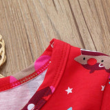 Fabal Baby Girls Cartoon Princess Party Dress Christmas Outfits Clothes