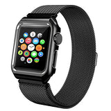 Yometome Apple Watch Band 38mm/42mm Case, Fashion Noble Luxury Magnetic Mesh Stainless Steel Bracelet Accessory Replacement Wristband for Apple iwatch Series 2 & Series 1