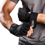 Pseudois Men’s Weight Lifting Gloves for Gym Workout, CrossFit, Weightlifting, Powerlifting, and Running —Pair