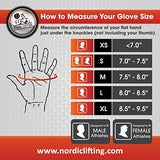 Weight Lifting Gloves With 12" Wrist Wraps Support for Gym Workout, Cross Training, Weightlifting, Fitness & Cross Training - The Best For Men & Women -Quality Gear by Nordic Lifting-1 Year Warranty
