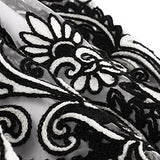 KILLREAL Women's Vintage Sleeveless Floral Organza Cocktail Homecoming Dress