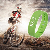 Smart Wristband Non-Bluetooth Pedometer Bracelet Fitness Tracker Smart Watch with Step Calories Counter Distance Time / Date (Simple,No app,No Phone need) for Walking Running